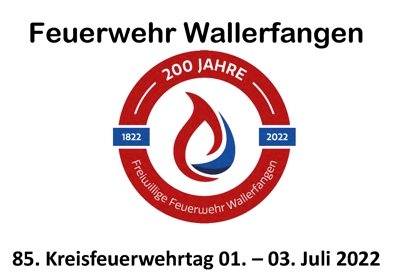 Logo Kreisfeuerwehrtag Wallerfangen 2022